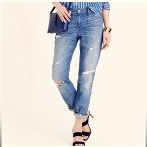 Jcrew broken in boyfriend jeans medium Wash Women’s size 27